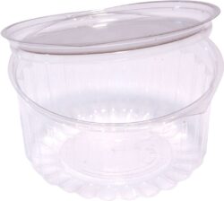 Showbowls Clear Flat Hinged Lids