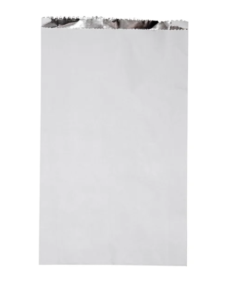 FOIL LINED CHICKEN BAGS PLAIN - X/ LARGE 280 x 175 x 65 mm