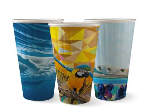 DOUBLE WALL BIO CUP ART SERIES 16oz