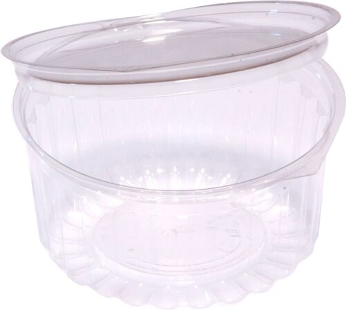 SHOW BOWLS CLEAR FLAT HINGED 12 Oz