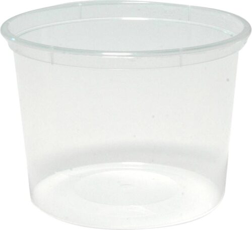 BONSON PLASTIC ROUND CONTAINERS - 700ml (C30)