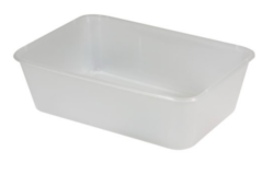 RECTANGLE PLASTIC CONTAINER 650 Ml - FREEZER GRADE
