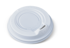 ENVIRO COFFEE CUP LIDS WHITE