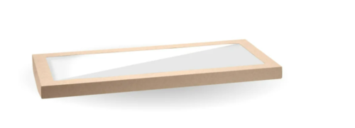 CATERING TRAY KRAFT LID #3  562 x 255 x 30 mm