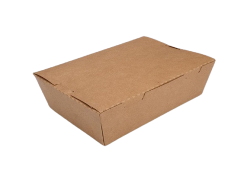 BROWN KRAFT LUNCH BOX SMALL 500ML