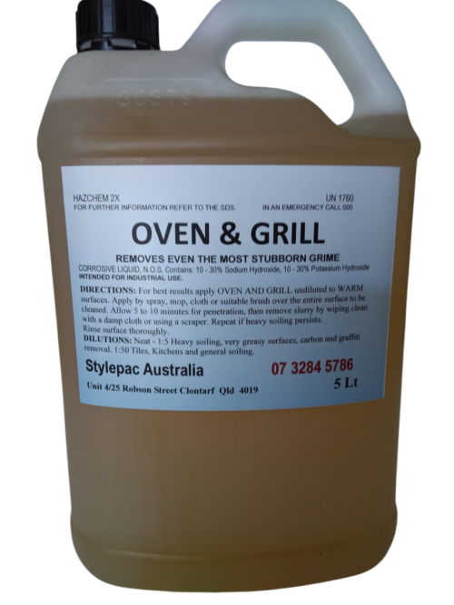 OVEN AND GRILL CLEANER 5 LT